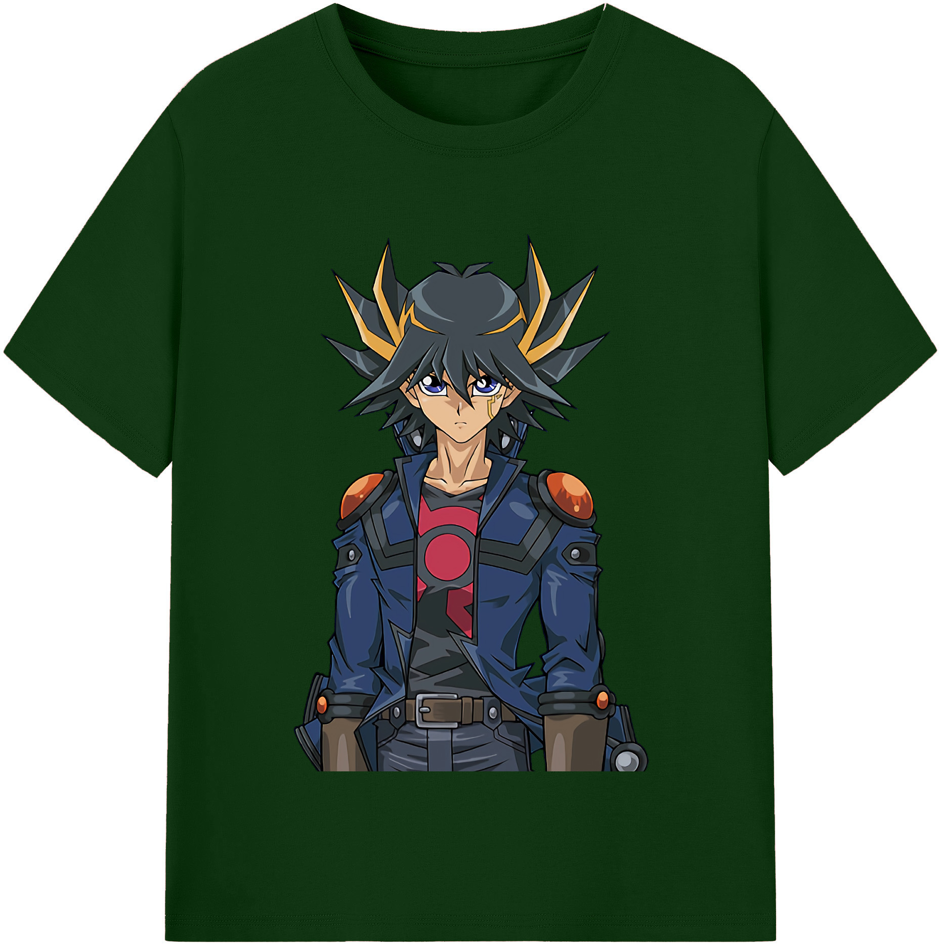 （画像用） 遊☆戯☆王 Yu-Gi-Oh! 綿100％半袖Tシャツ（フロントプリント）